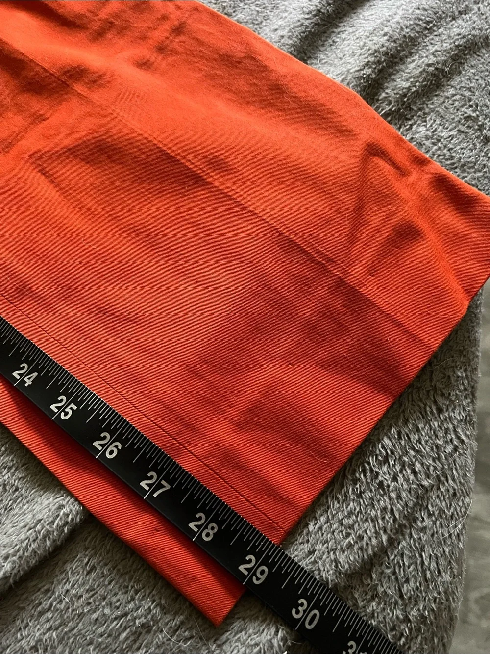 Burberry Orange Boot Cut Flare Pants